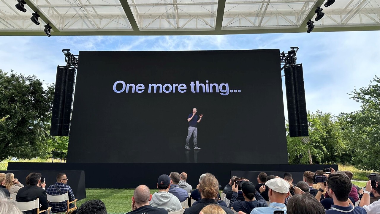 Mainstage at Apple Worldwide Developers Conference