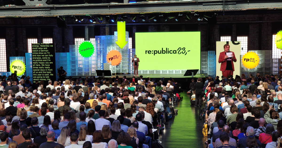 Opening of re:publica 2023